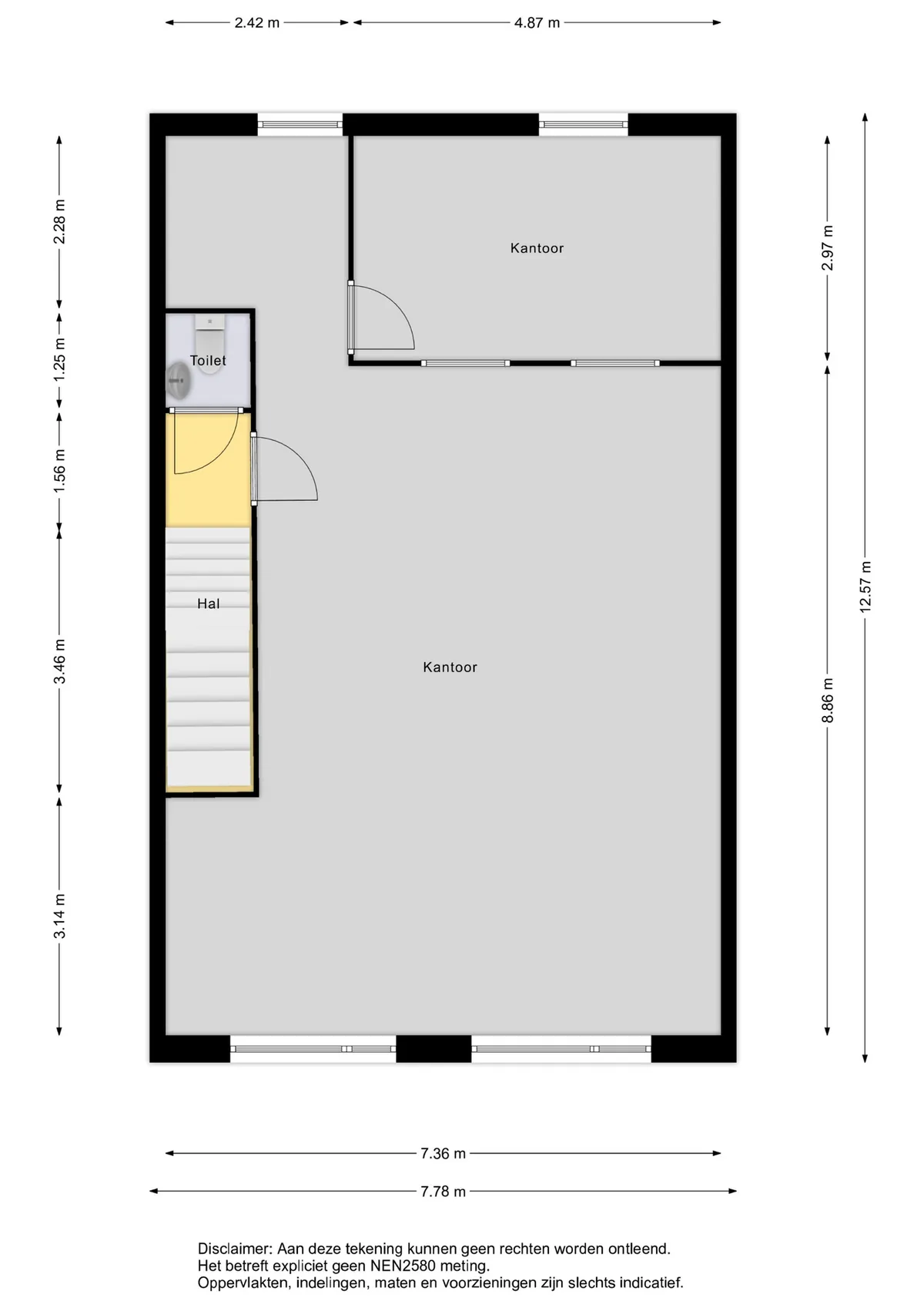 Plattegrond 3 van Aarhusweg 4-11 in Groningen