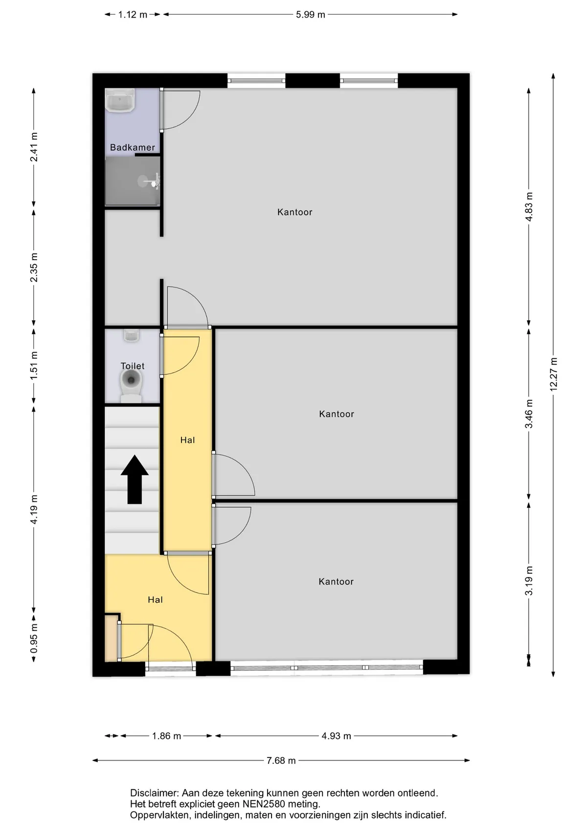 Plattegrond 2 van Aarhusweg 4-11 in Groningen