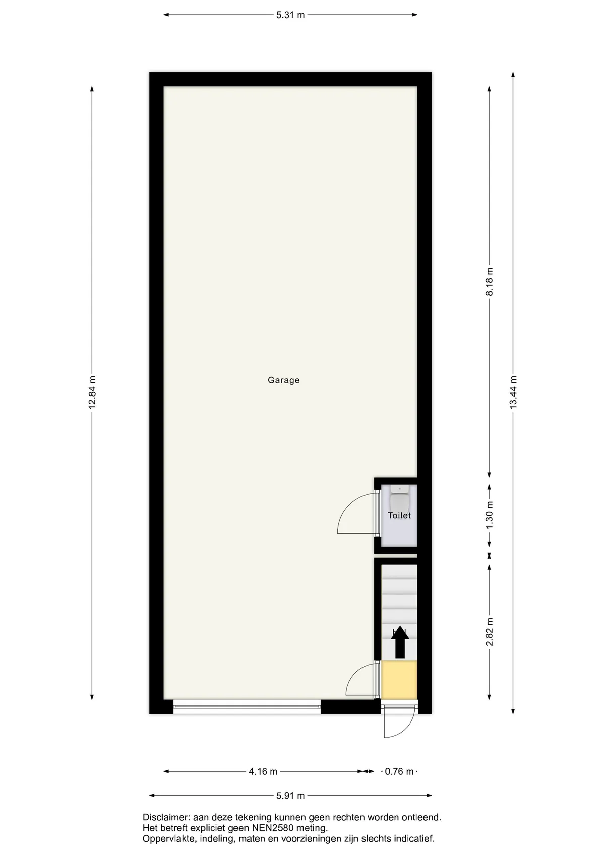 Plattegrond 1 van Skagerrak 18-13 in Groningen