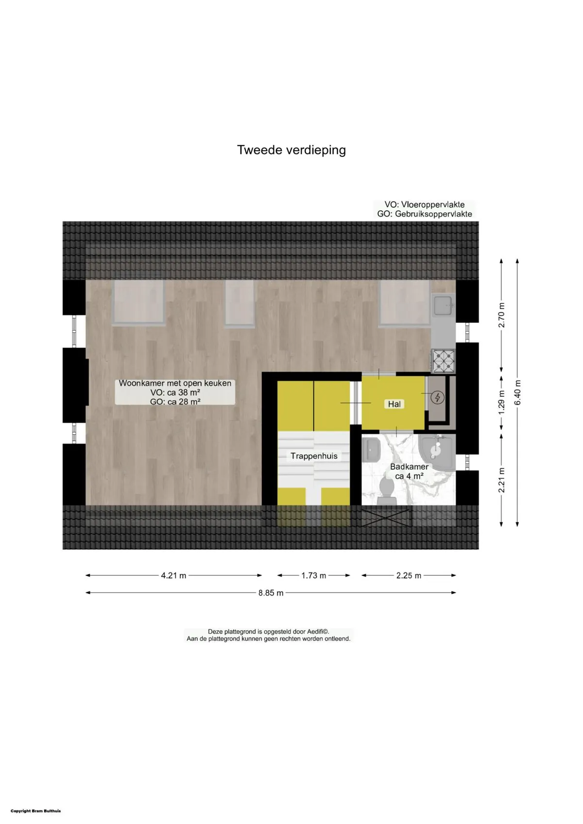 Plattegrond 3 van Solwerderstraat 10 in Appingedam