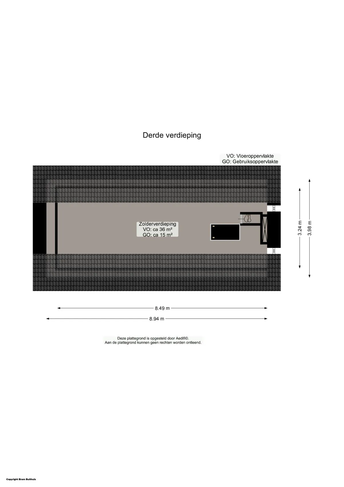 Plattegrond 4 van Solwerderstraat 10 in Appingedam