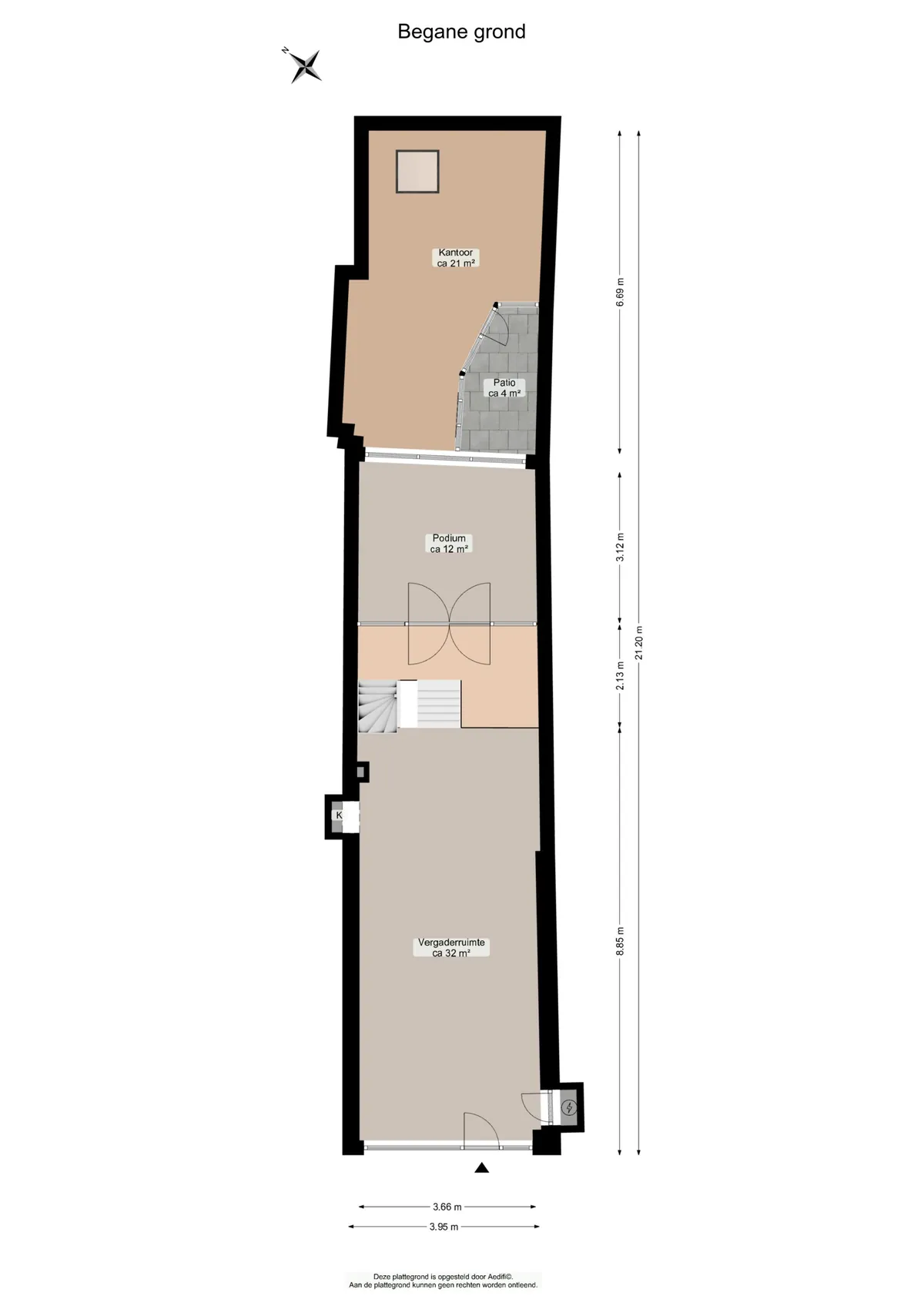 Plattegrond 2 van Hoge der A 34 in Groningen