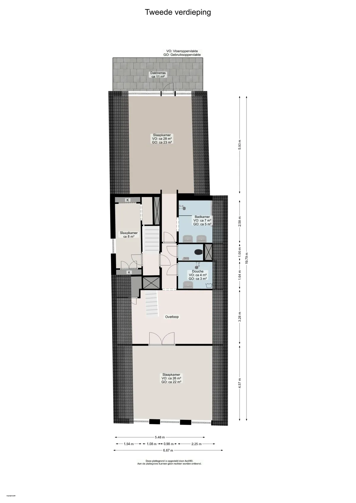 Plattegrond 3 van Hoge der A 18 in Groningen