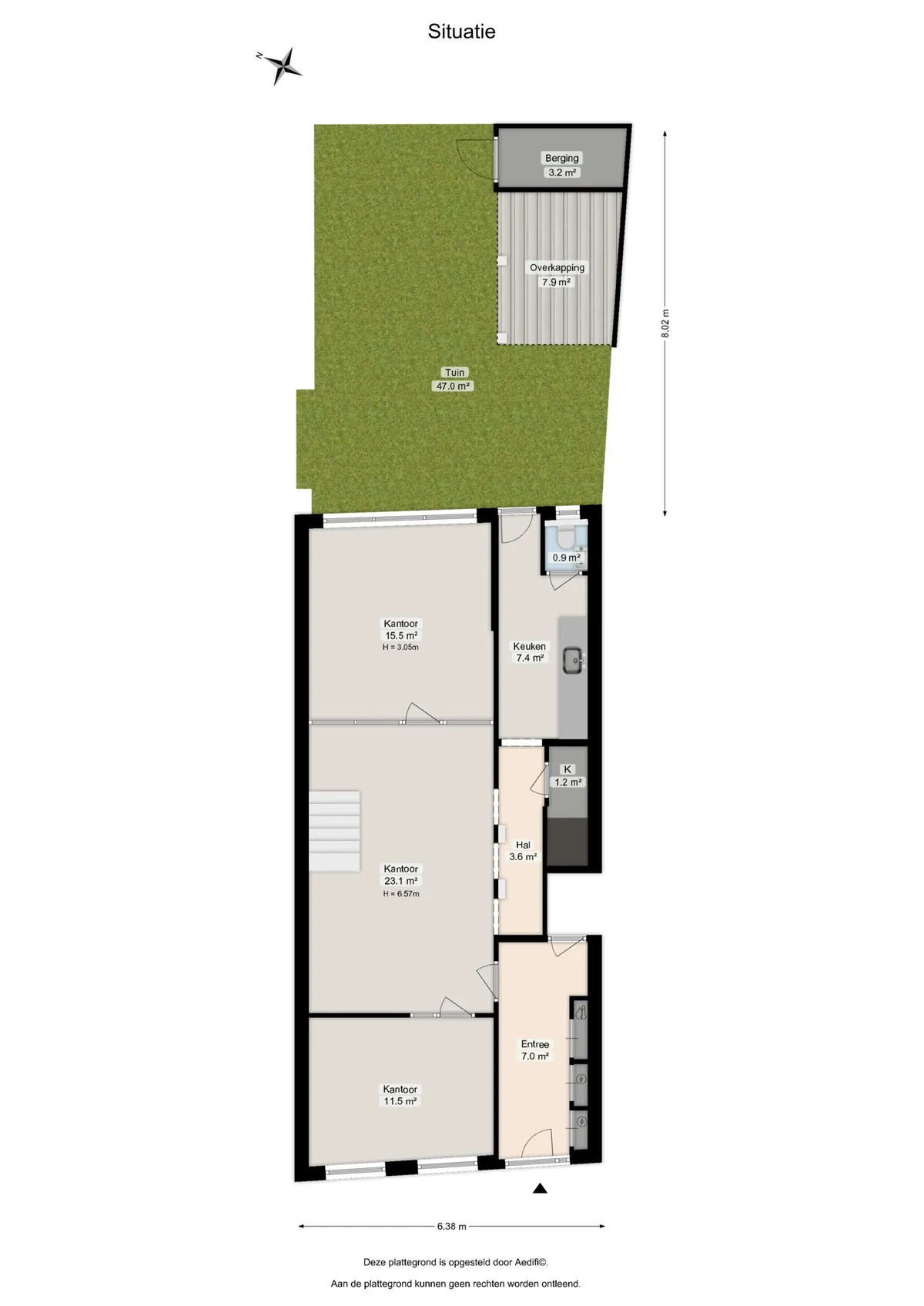 Plattegrond 5 van Herman Colleniusstraat 31 in Groningen