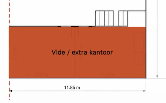 Plattegrond 2 van Neutronstraat 7-14 in Groningen