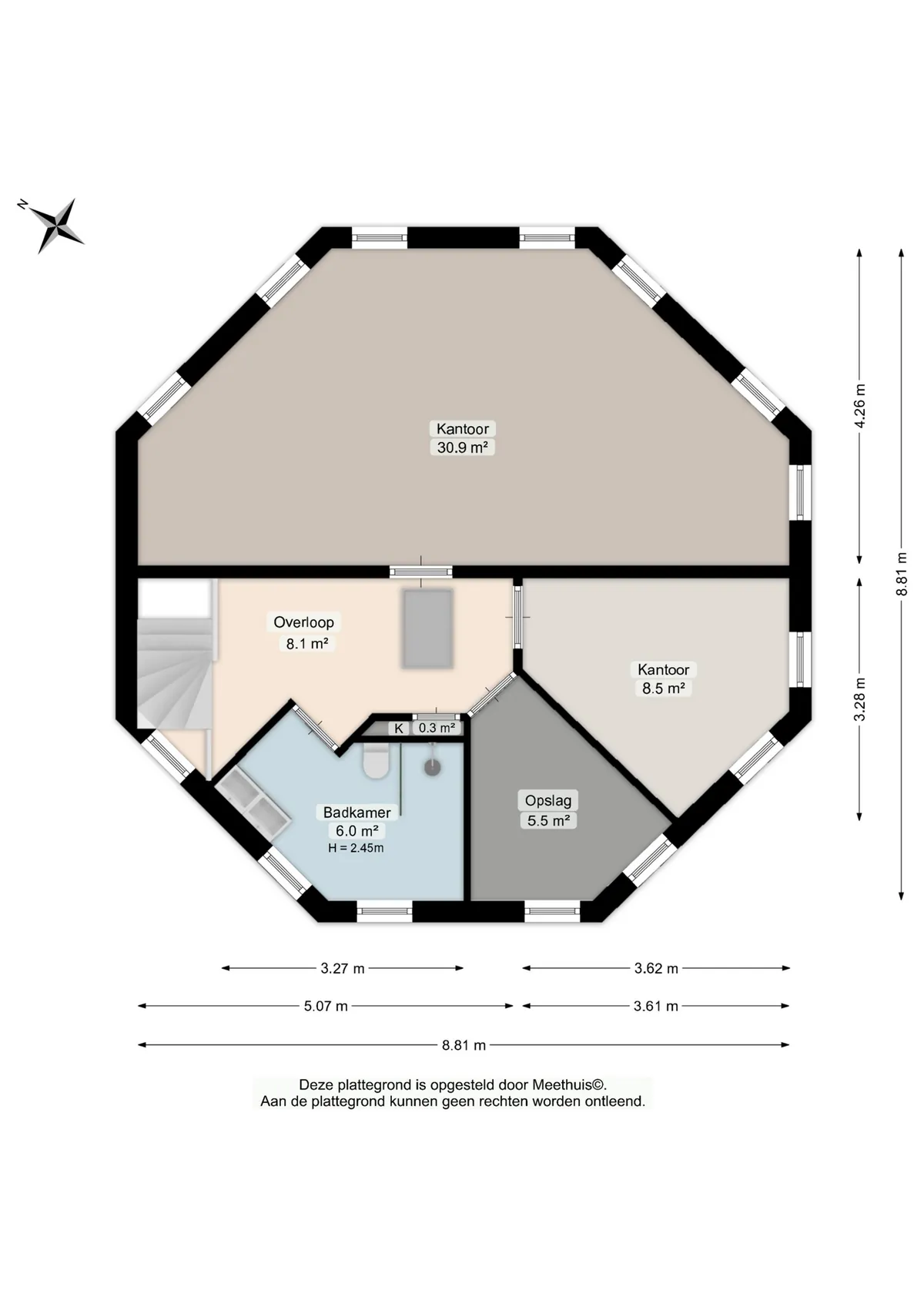 Plattegrond 5 van Lorentzpark 22 in Leek