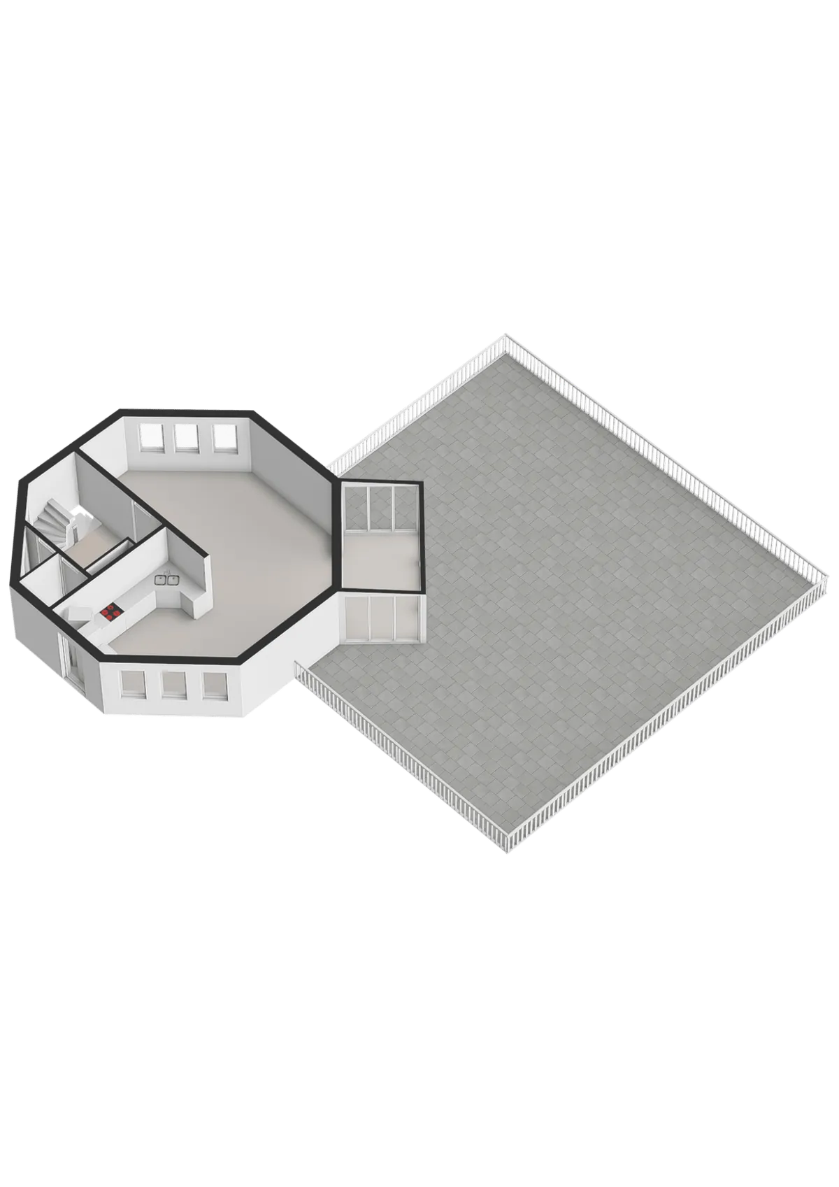 Plattegrond 4 van Lorentzpark 22 in Leek